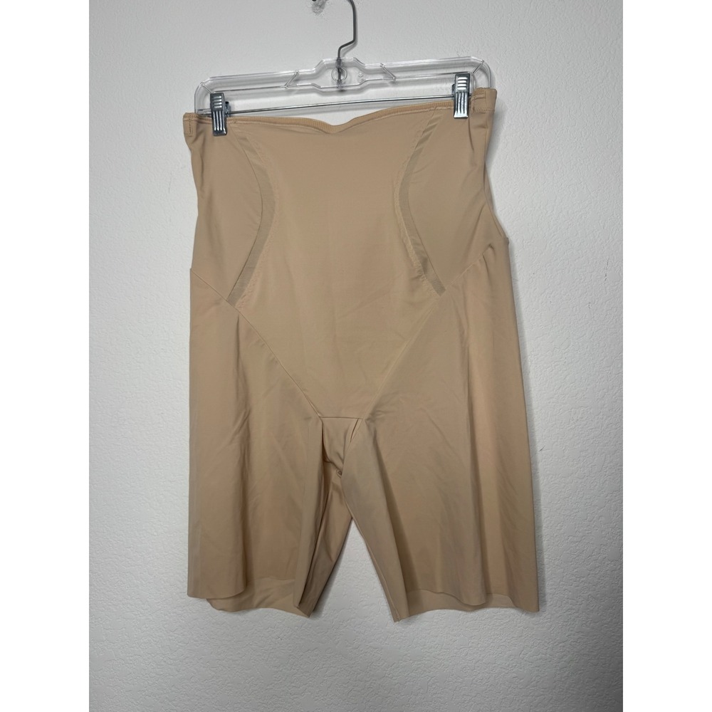 Maidenform Womens High Waisted Shapewear Shorts Beige DM5001 Size 3XL